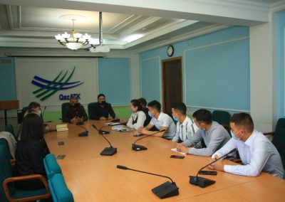 Встреча проректора по ВиСР Абдуллаева С.С. со студентами-активистами Академии.