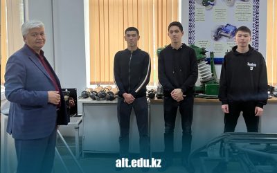 Master’s students from Karaganda Technical University named after Abylkas Saginov underwent a scientific internship at the Academy of Logistics and Transport