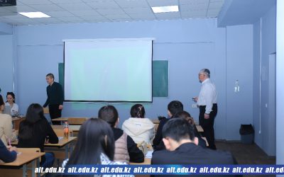 “Guest Lecture by Sergey Murzinov, Expert in Normative-Technical Documentation at JSC ‘NC ‘KTZh'”
