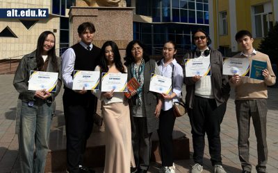On April 19, 2024, an interuniversity Olympiad in language disciplines was held at the Kazakh National Conservatory (KNC)