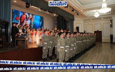 On December 13, 2024, a solemn event dedicated to the Independence Day of the Republic of Kazakhstan was held at ALT University named after M. Tynyshbayev