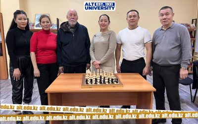 Chess among teaching staff and staff of ALT UNIVERSITY