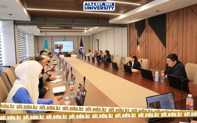 At M. Tynyshpaev ALT University, a meeting of the “Transport” Section of the National Academy of Sciences of the Republic of Kazakhstan under the President of the Republic of Kazakhstan was held