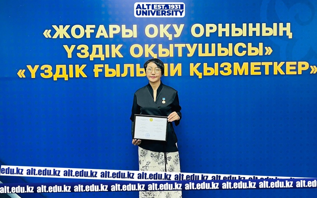 Rosa Dzhalilovna Musalieva, Head of the Department of Transport Services and Business, was awarded the title of «Best University Teacher-2024»