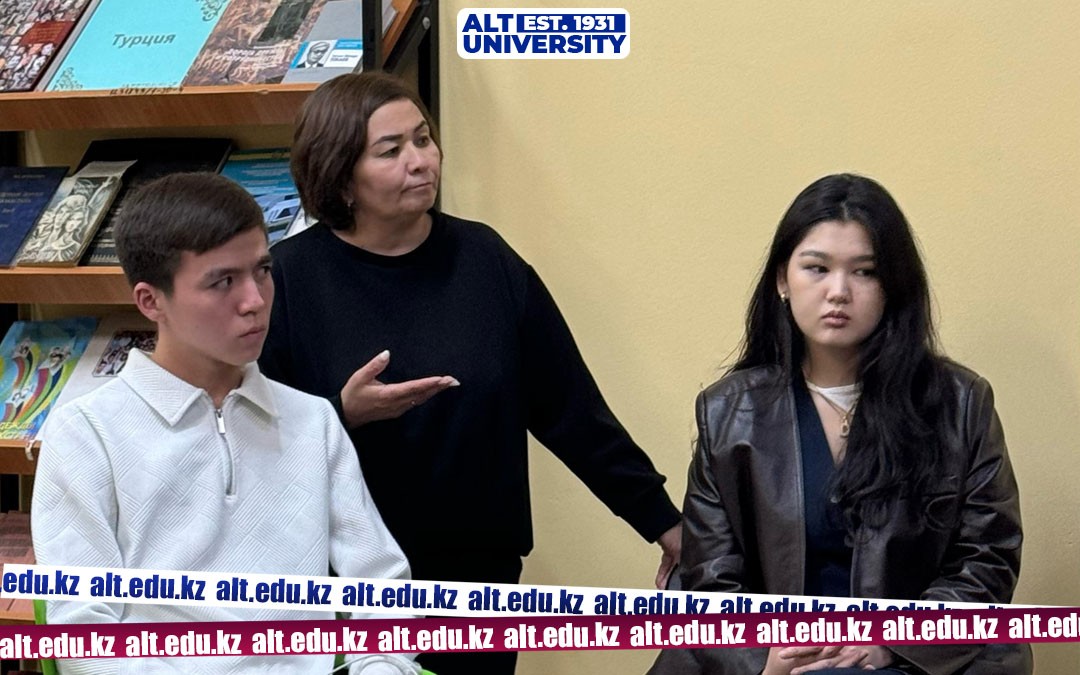 Sugurova A.Zh. held a conversation on the Sustainable Development Goals (SDGs)
