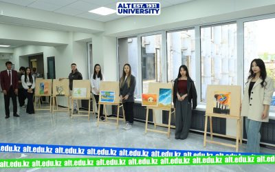 ALT Университетінде Тұрақты даму мақсаттарына арналған сурет көрмесі өтті!