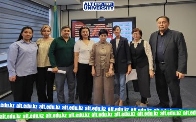 «8D07164 – Көлік инфрақұрылымының инженериясы» білім беру бағдарламасы бойынша 1 курс докторанттары жылдық ғылыми есептерін ұсынды