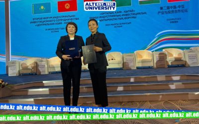 ALT University at the Kazakhstan-China Forum in Astana
