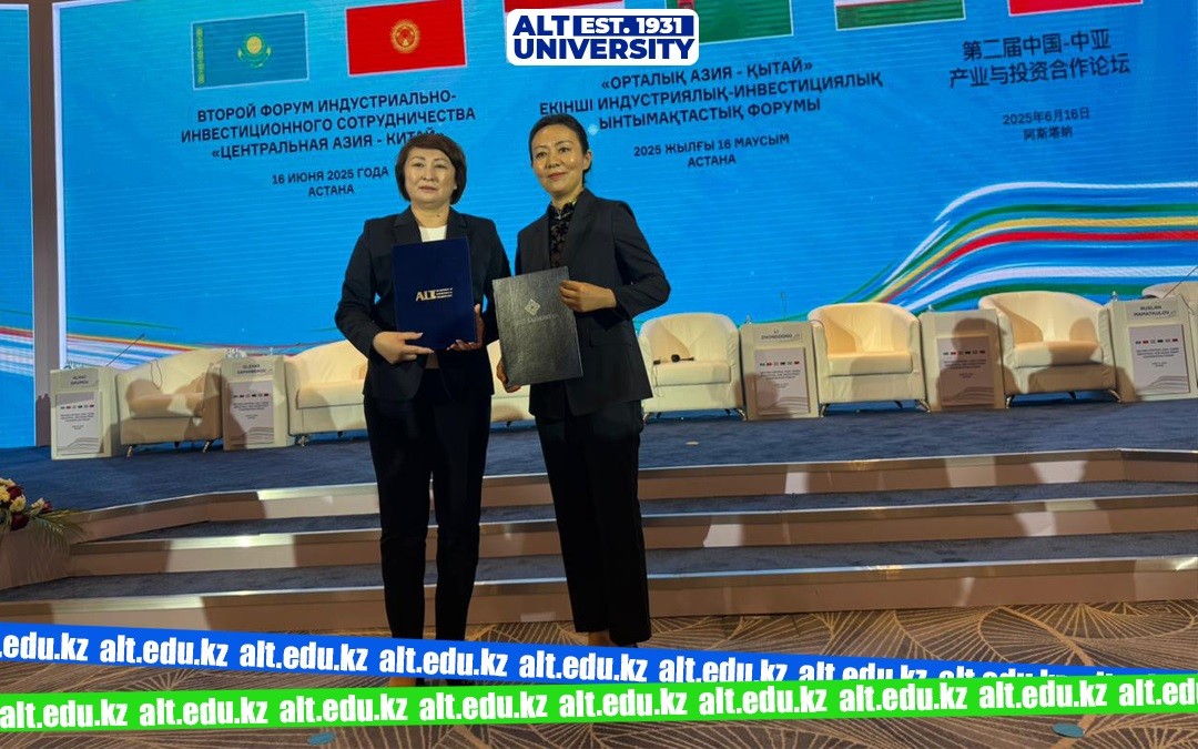 ALT University at the Kazakhstan-China Forum in Astana