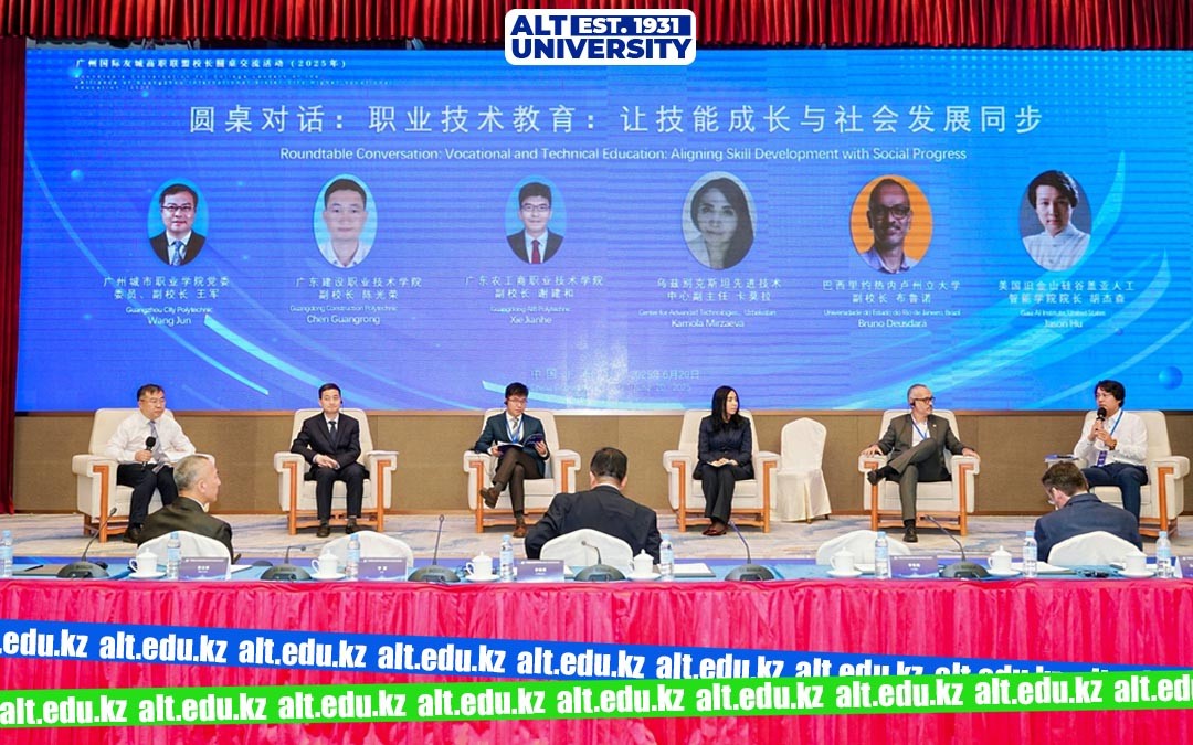 ALT University Representatives Took Part in the International Roundtable in China