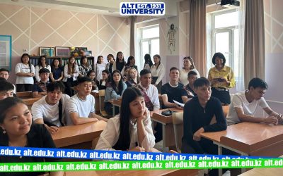 Report on career guidance work Assistant Professor of the Department of  “Architectural and civil engineering ” Murzalina Gulshat Bukharbaevna