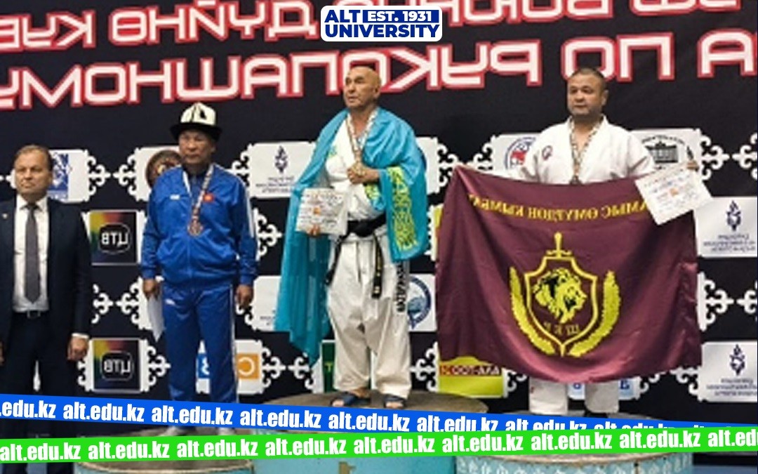 We sincerely congratulate Baimukhanbetov Bakytbek Kuandykuly, on his brilliant achievement — winning 1st place at the World Cup in hand-to-hand combat among veterans!