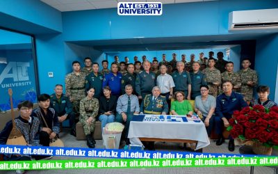 Всегда в строю. Юбилей сотрудников Института военного дела АО «ALT Университета имени Мухамеджана Тынышпаева»