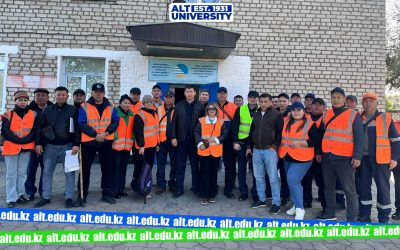 Musapirova Gulzada Dauletbekovna and Karymsakova Nurgul Tletaevna participated in the autumn inspection of the Otar-Almaty railway section