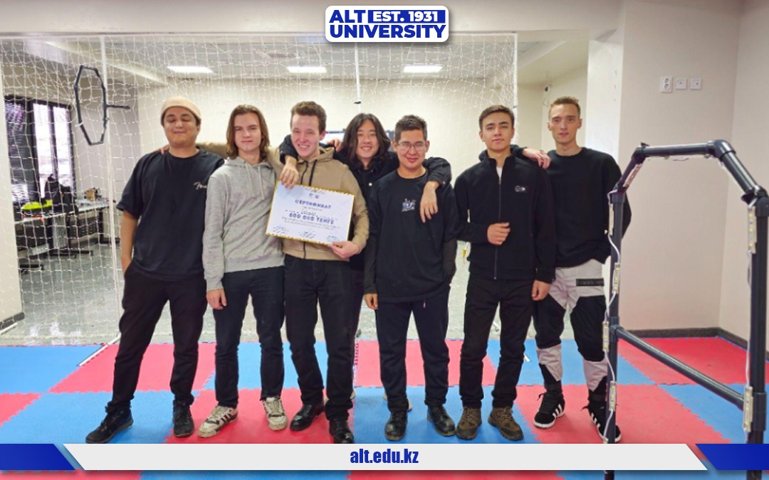 Cooperation of student technology teams of ALT University and SatbayevUniversity “Calvados”  – won the final round of the Republican ITMLab 2.0