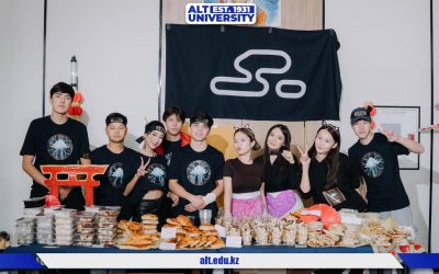 31 қазан күні ALT университетінде «Посвящение — 2025» іс-шарасының екінші кезеңі — жәрмеңке өтті