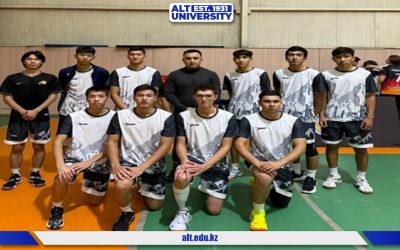 9 ноября сборная ALT University по волейболу провела свой очередной матч против команды KBTU