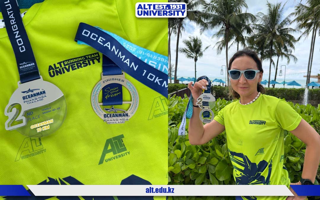 "АТСиБЖД" кафедрасының ALT қауымдастырылған профессоры Oceanman Thailand 2025 беделді халықаралық жүзуін сәтті аяқтады