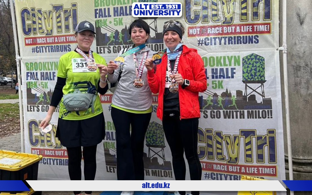 ALT UNIVERSITY professors became winners of the Brooklyn Marathon in New York, USA!