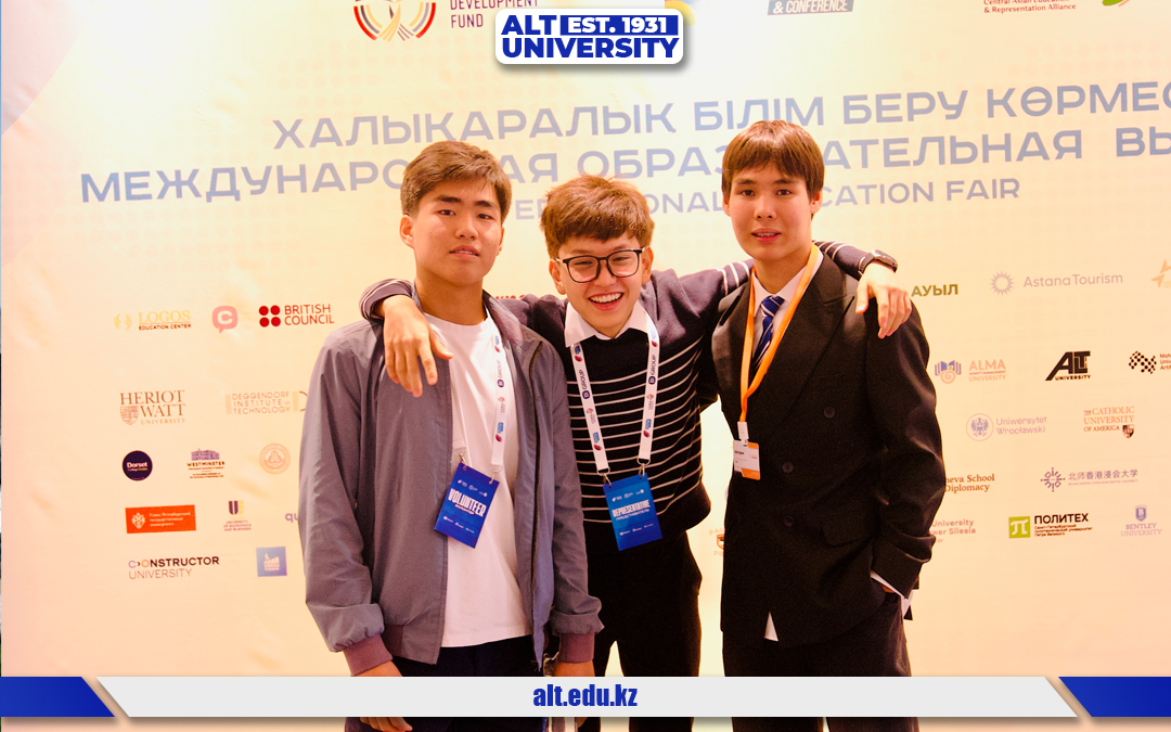 «Мұхамеджан Тынышбаев атындағы ALT Университеті» АҚ Ташкент және Бішкек қалаларындағы білім көрмелеріне қатысты