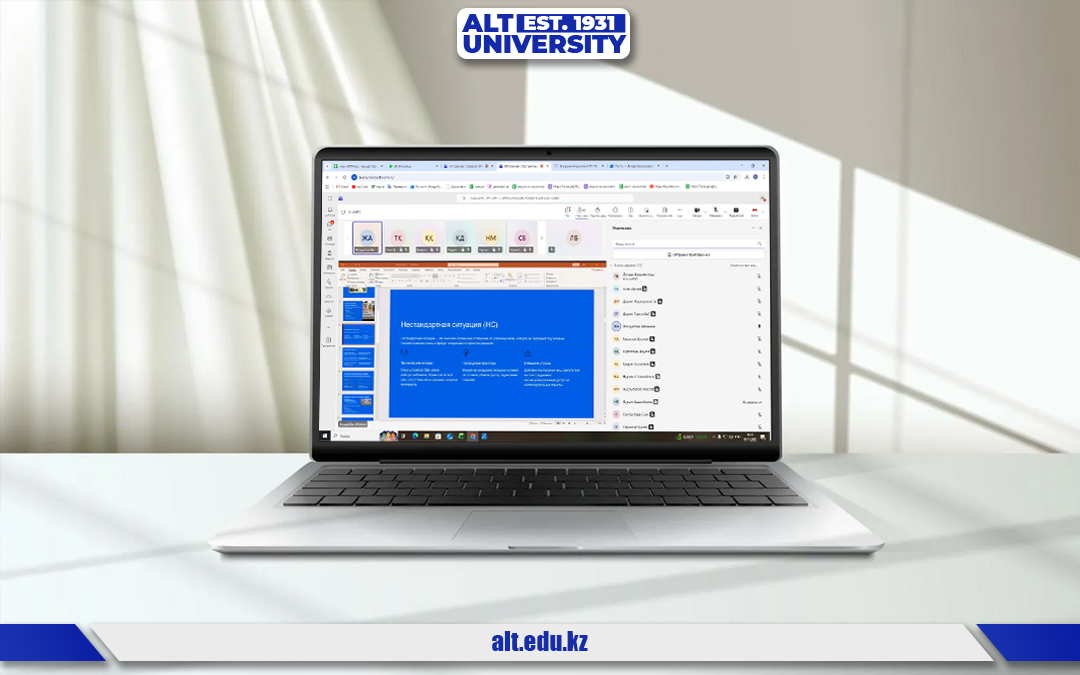 Біздің университетте ТОО «AZURITE RAILWAY SOLUTIONS» қызметкерлері үшін онлайн форматтағы біліктілікті арттыру бағдарламасы өтті