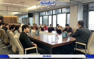 Инновации, люди и технологии: лидерская лекция генерального директора НТЦ «Alageum Engineering» Тажибаева А.А.