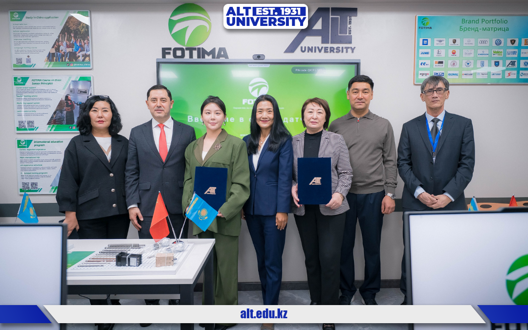 ALT University және FOTIMA Intelligent Sensing Lab – технологияларды, ESG және тұрақты дамуды біріктіретін болашақ зертханасын ашты