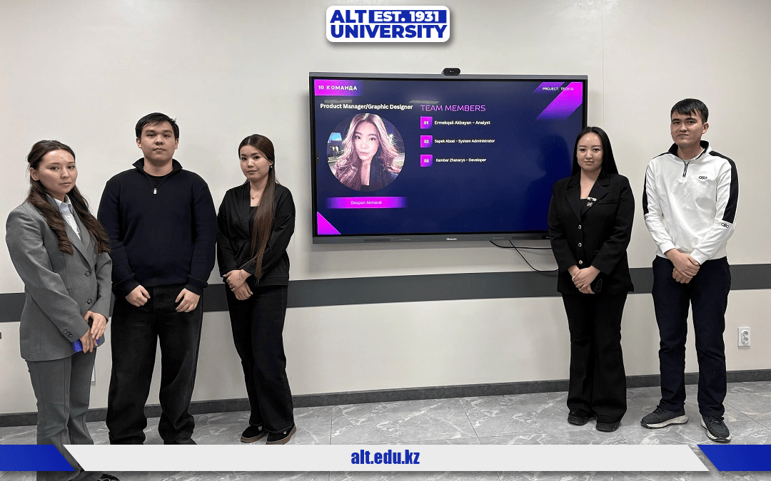 4-курс студенттерінің «Жасанды интеллект» пәні шеңберінде Telegram чат-боттары бойынша кейс жобалары таныстырылды