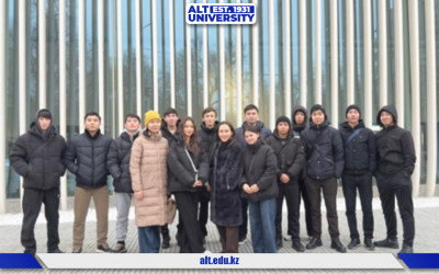 Educational and character-building excursion of students to a museum