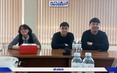 Төртінші курс студенттері үшін «Промтранспроект» институтында кездесу ұйымдастырылды