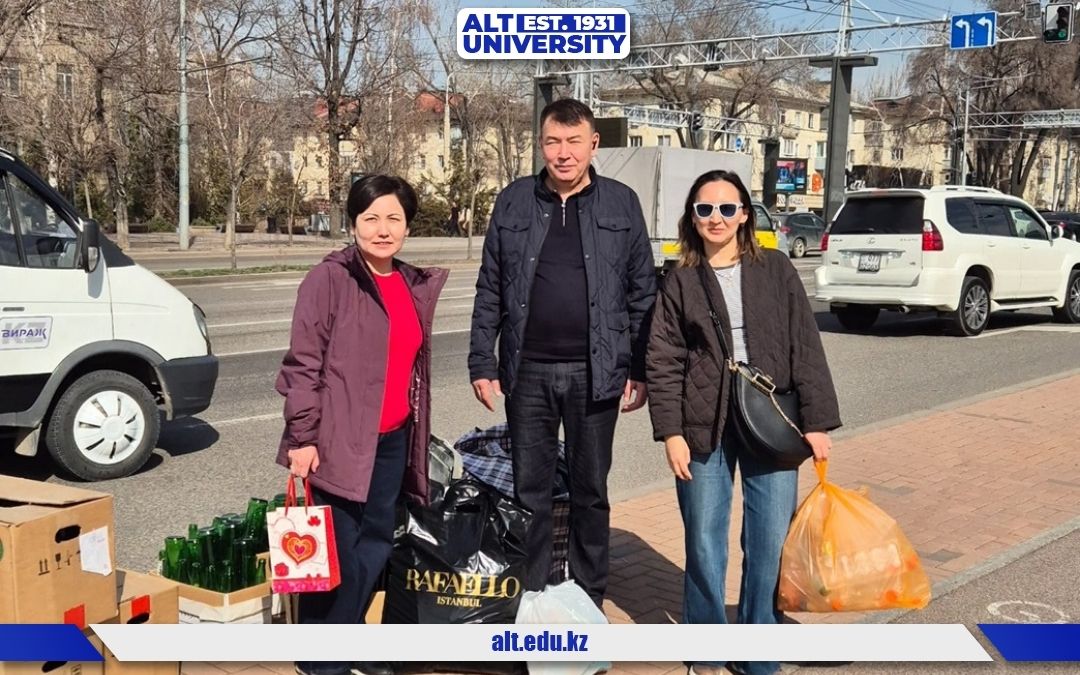 ТДМ және ESG: ALT Университетінің профессорлары Recycle Birge экологиялық акциясына қатысты