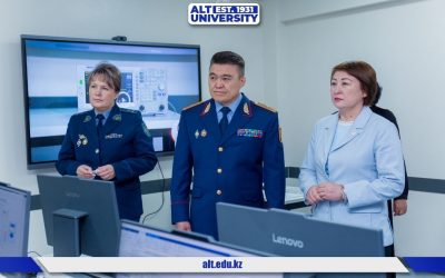 ALT Университетінде Алматы қаласы Полиция департаментінің басшылығымен кездесу өтті