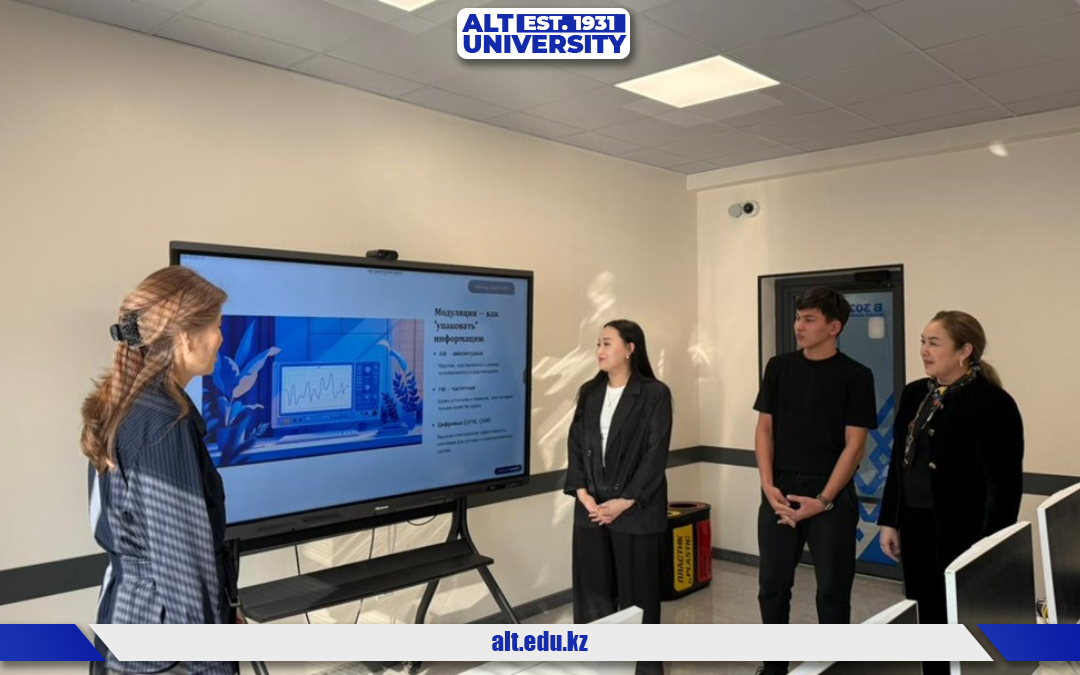 ТДМ 7: М. Тынышбаев атындағы ALT Университетінде Дүниежүзілік радио күніне арналған тақырыптық мастер-класс