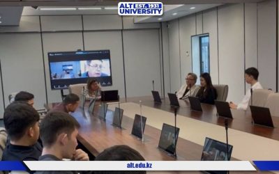 Сапалы білім серіктестік арқылы: ALT-да «ҚТЖ» ҰК АҚ маманының қонақ дәрісі өтті