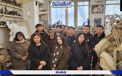 ТДМ 11: ALT студенттері мүсін өнері мен сәулеттің қала құрылысындағы үйлесімін зерттеді