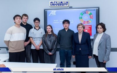 Инновациялық инфрақұрылым: ALT студенттері брустың иілу механикасын зерттеді