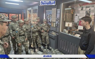 Ұмыту құқығы жоқ: ALT студенттері Жеңістің 81 жылдығына орай Әскери-тарихи музейге барды
