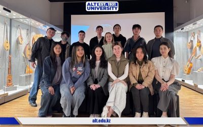 Ұлттық мұра — ұрпаққа аманат: IT студенттері музыкалық аспаптар музейінде