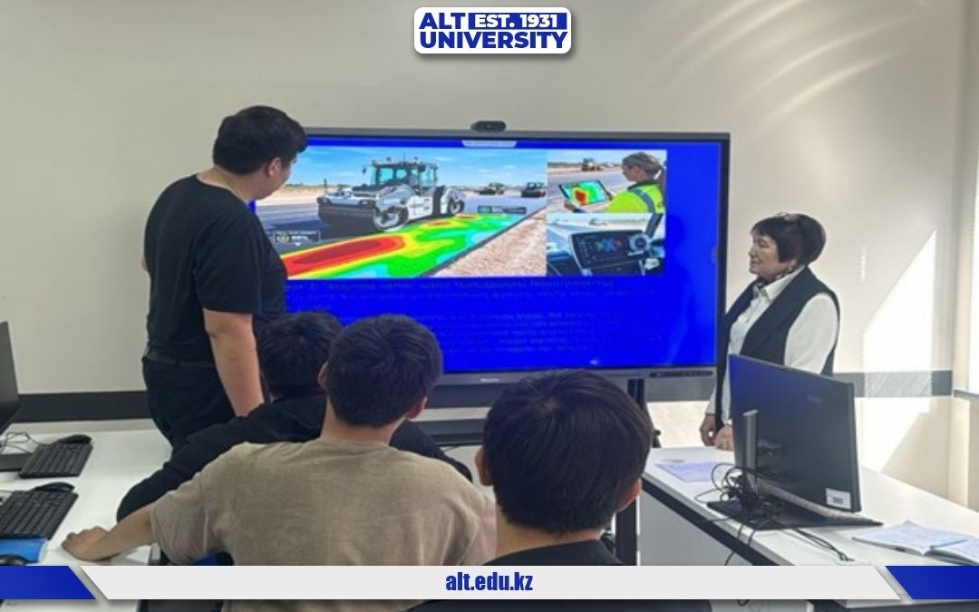Құрылыстағы жасанды интеллект: Болашақ инженерлерге арналған Т.М. Дюсенгалиеваның мастер-класы