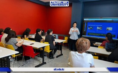 Инновациялық білім: LE кафедрасында ChatGPT және цифрлық құралдарды қолдану әдістері талқыланды