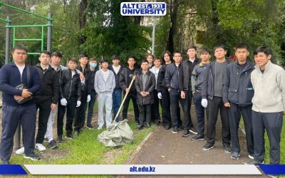 ALT Youth Showcased Environmental Responsibility on Tynyshpayev Street