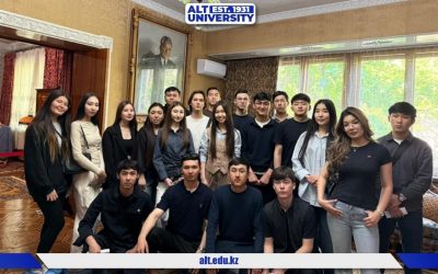 ALT студенттері Д.А. Қонаевтың мұражай-үйіне танымдық экскурсия жасады