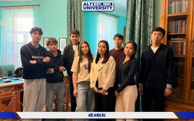 Әдебиет заңғарына тағзым: ALT студенттері Мұхтар Әуезовтің музей-үйінде болды