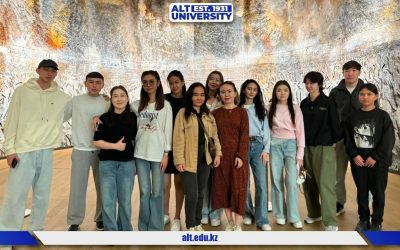 Almaty Museum of Arts музейіне ұйымдастырылған мәдени-танымдық экскурсия