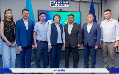 ALT University Leadership Meets with the Director of the Almaty College of Transport and Communications