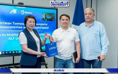 Wabtec Corporation өкілі М.Тынышпаев атындағы ALT Университетіне арнайы келді