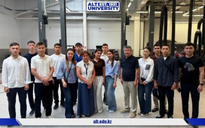Жол қозғалысы қауіпсіздігі: ІІМ Академиясының курсанттары ALT University курсы аясында Mercedes-Benz дилерлік орталығына барды