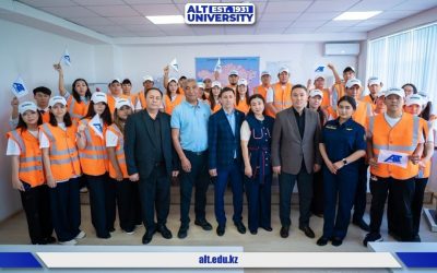 Мамандыққа алғашқы қадам: ALT Университетінің студенттері геодезиялық практикаға аттанды