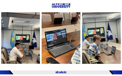«Мұхамеджан Тынышбаев атындағы ALT Университеті» АҚ City University of Hong Kong-пен онлайн кездесу өткізді