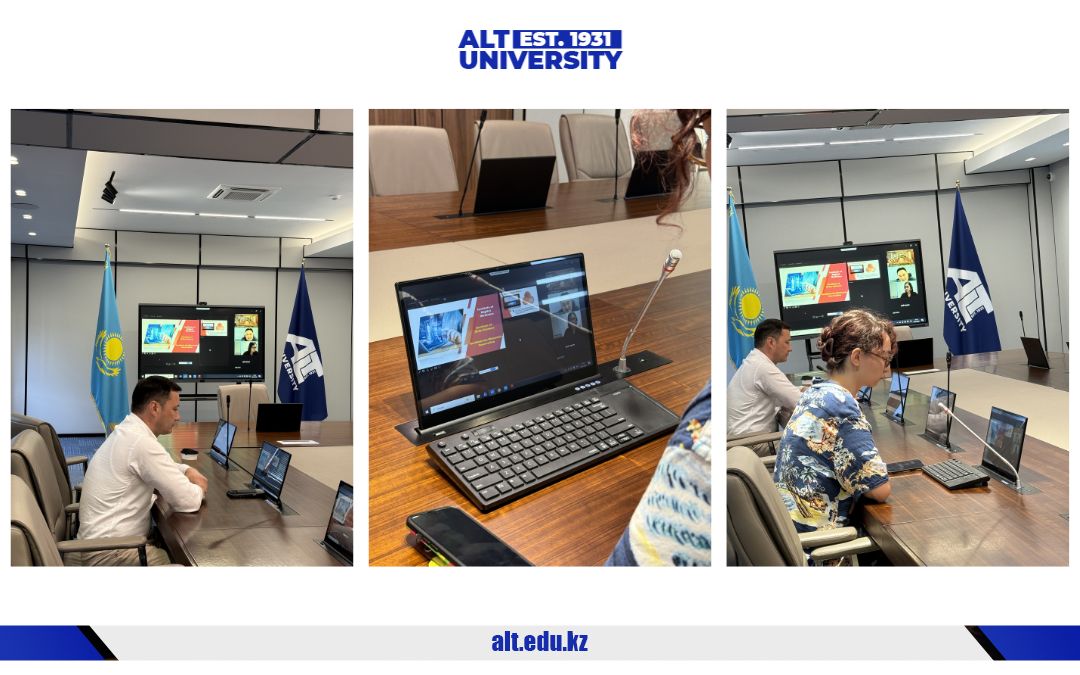 JSC “ALT University named after Mukhamedzhan Tynyshbayev” Holds Online Meeting with City University of Hong Kong